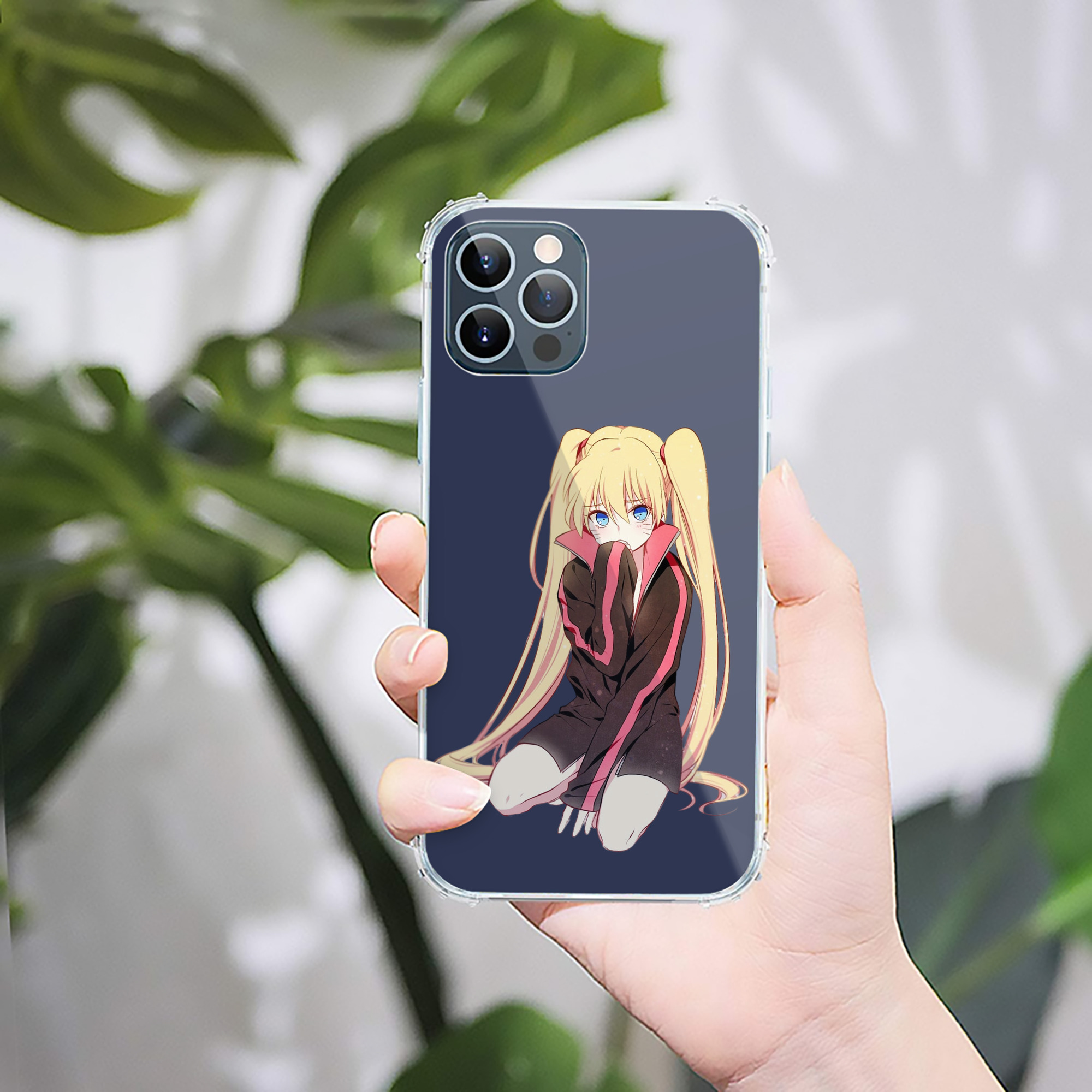 （画像用） NARUTO -ナルト- うずまき ナルト Uzumaki Naruto 【iPhone 12シリーズ対応】透明スマホケース（クリアソフトケース）